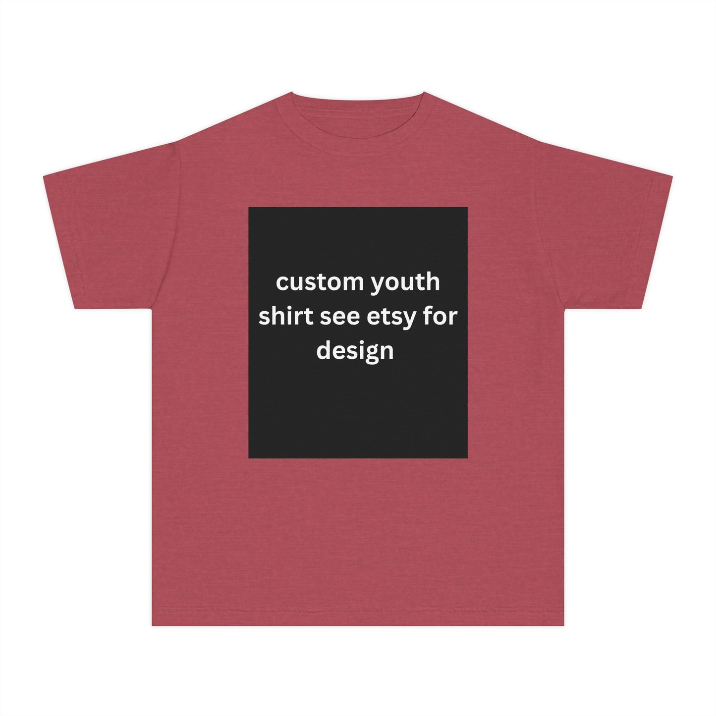Custom Youth Comfort Colors Shirt