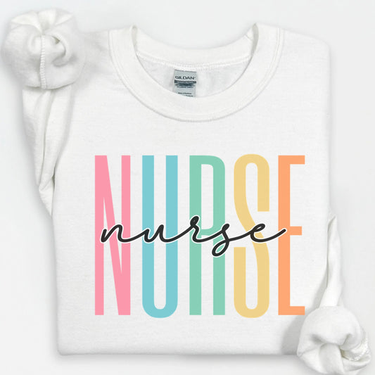 Nurse Sweatshirt, Nurse Sweatshirt, Nurse Graduation, Nurse Birthday Gift, Nurse Shirt, New Nurse Gift, RN LPN CNA Nurse Graduation Gift