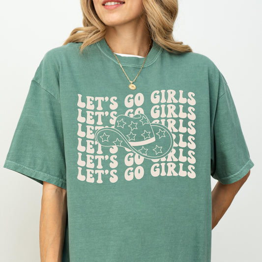 Lets Go Girls Shirt, Bachelorette Party Shirts, Nashville Bachelorette, Cowgirl Bach Party, Rodeo Bachelorette Shirts, Western Bride