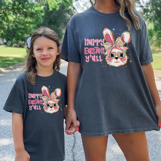 Mama and Mini Shirt, Mommy Me Easter Shirt, Kids Easter Bunny Shirt, Cute Easter Shirt, Comfort Colors Easter Shirt, Easter Day Shirt