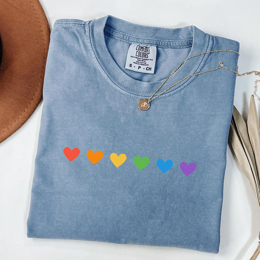 Comfort Colors Pride Shirt, Gay Pride Shirt, LGBTQ Shirt, Lesbian Shirt, Inclusive Shirt, Equality Tee, Transgender Shirt, Gay Pride Gift