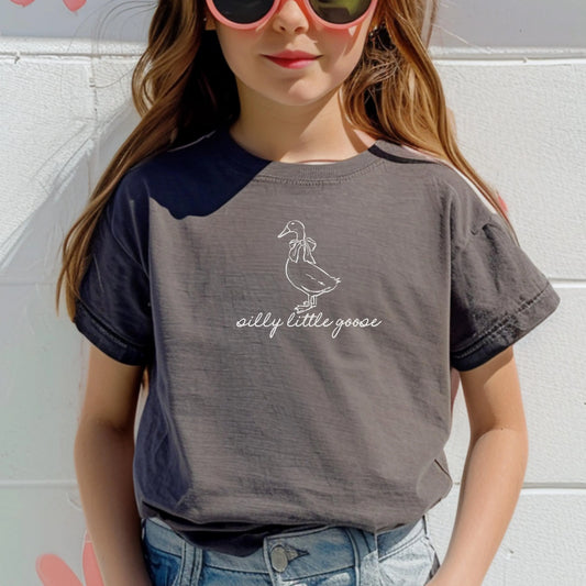 Mama and Mini Silly Goose Shirt, Mommy Me Easter Shirt, Spring Kids Shirt Silly Goose Shirt, Comfort Colors Shirt, Matching Goose Shirts