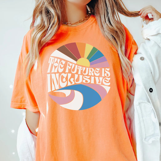 Comfort Colors Trans Shirt, Gay Shirt, Pride Shirt, Lesbian Shirt, Inclusive Shirt, Funny Shirt, Transgender Shirt, Future Is Inclusive Tee