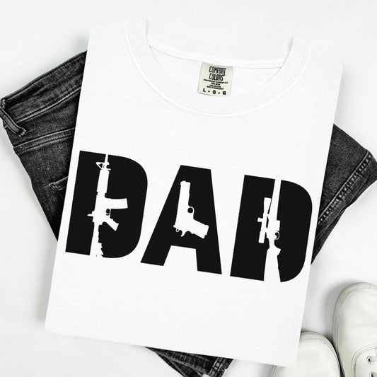 Comfort Colors Fathers Day Shirt, Dad Shirt, Dad Tshirt, Gun Shirt, First Amendment Shirt, Dad Tee, Fathers Day Gift, Dad Birthday Gift