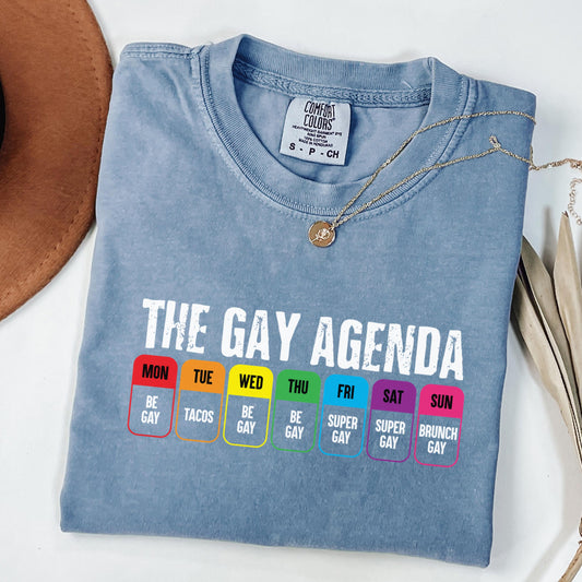 Comfort Colors Pride Shirt, Gay Shirt, LGBTQ Shirt, Lesbian Shirt, Inclusive Shirt, Trans Shirt, Equality Tee, Queer Shirt, Gay Agenda Shirt