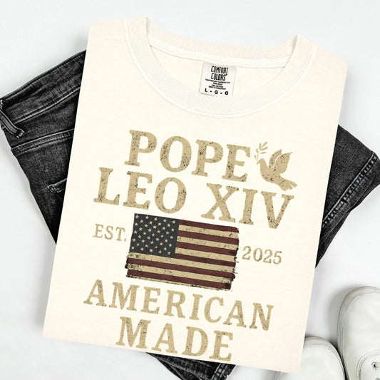 Comfort Colors Pope Shirt, Da Pope Shirt, Chicago Pope Leo XIV Shirt, American Pope Shirt, Pope Tee, New Pope Shirt, Funny Pope Shirt