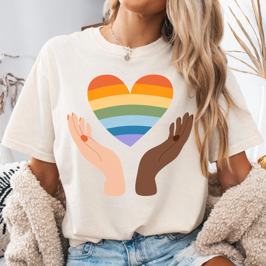 Comfort Colors Pride Shirt, Gay Shirt, LGBTQ Shirt, Trans Shirt, Inclusive Shirt, Transgender Shirt, Equality Tee, Love Wins, Diversity Tee