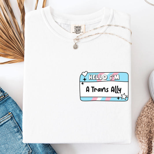 Comfort Colors Trans Shirt, Gay Shirt, Pride Shirt, Lesbian Shirt, Inclusive Shirt, Transgender Shirt, Nonbinary Shirt, Ally Shirt