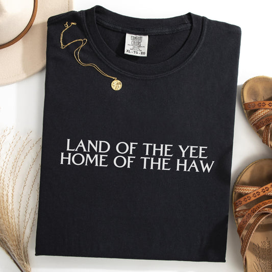 Comfort Colors 4th of July Shirt, USA Shirt, Fourth of July Shirt, Veterans Day Shirts, Land of the Free Shirts, Yee Haw Western Shirt