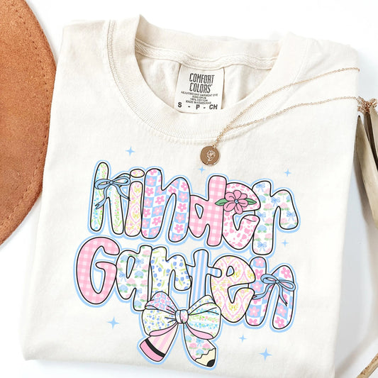 Comfort Colors Teacher Shirt, Kindergarten Teacher Shirt, Kindergarten Shirt, Back to School Shirt, Custom Teacher Appreciation Tee