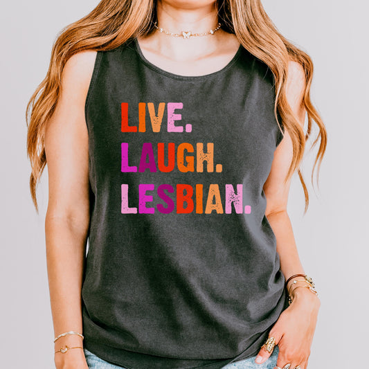 Comfort Colors Pride Shirt, Gay Shirt, LGBTQ Tank Top, Lesbian Tee, Inclusive Shirt, Transgender Shirt, Equality Shirt, Lesbian Tank Top