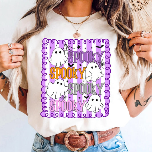 Comfort Colors Halloween Shirt, Halloween Ghost Shirt, Cute Ghost Shirt, Fall Halloween Spooky Tee, Cute Boo Shirt, Halloween Tee Gift