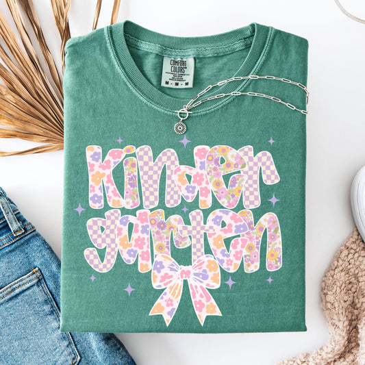 Comfort Colors Teacher Shirt, Kindergarten Teacher Shirt, Kindergarten Shirt, Back to School Shirt, Custom Teacher Appreciation Tee