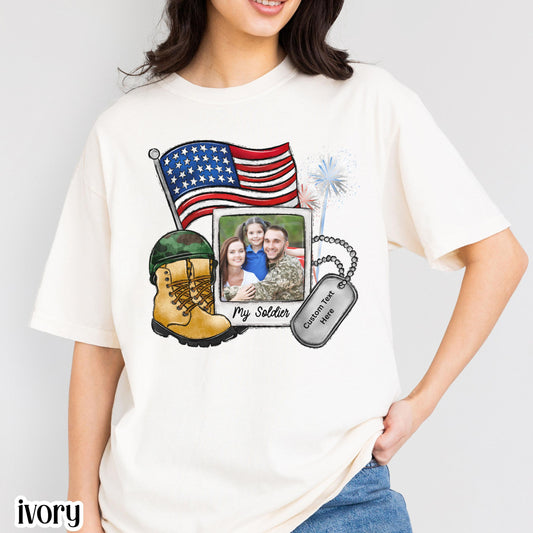 Military Bootcamp Comfort Colors Shirt Deployment Support Tee Navy Army Air Force Marine Spouse Tshirt Military Mom Basic Training Gift