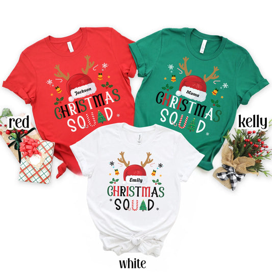 Custom Family Christmas Doodle Shirt