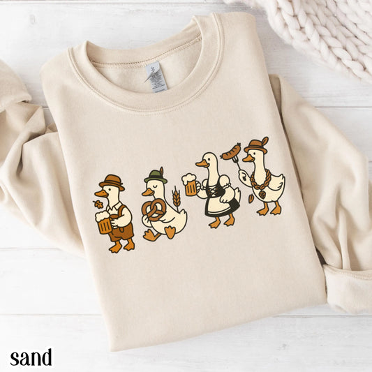 Oktoberfest Silly Goose Gildan Sweatshirt