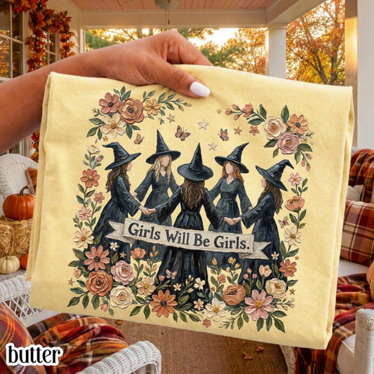 Girls Will Be Witches Comfort Colors Tee