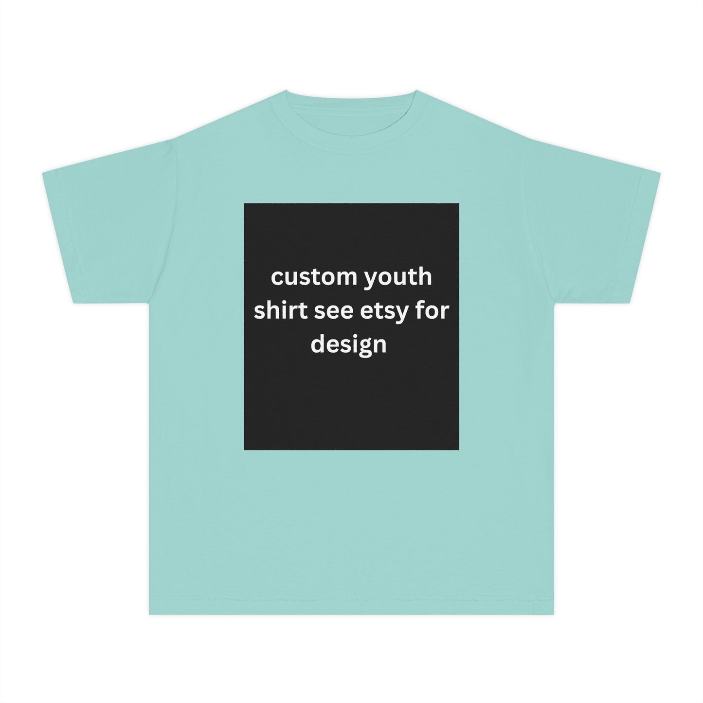Custom Youth Comfort Colors Shirt