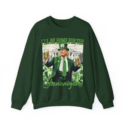 St Patricks Day Sweatshirt, Irish Shamrock Sweatshirt, Saint Patricks Day Trump Sweatshirt, Donald Trump St Patricks Sweater, Daddys Home