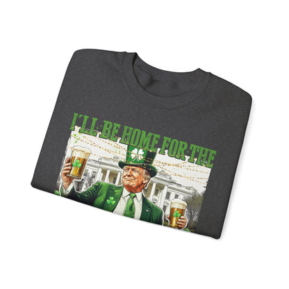 St Patricks Day Sweatshirt, Irish Shamrock Sweatshirt, Saint Patricks Day Trump Sweatshirt, Donald Trump St Patricks Sweater, Daddys Home