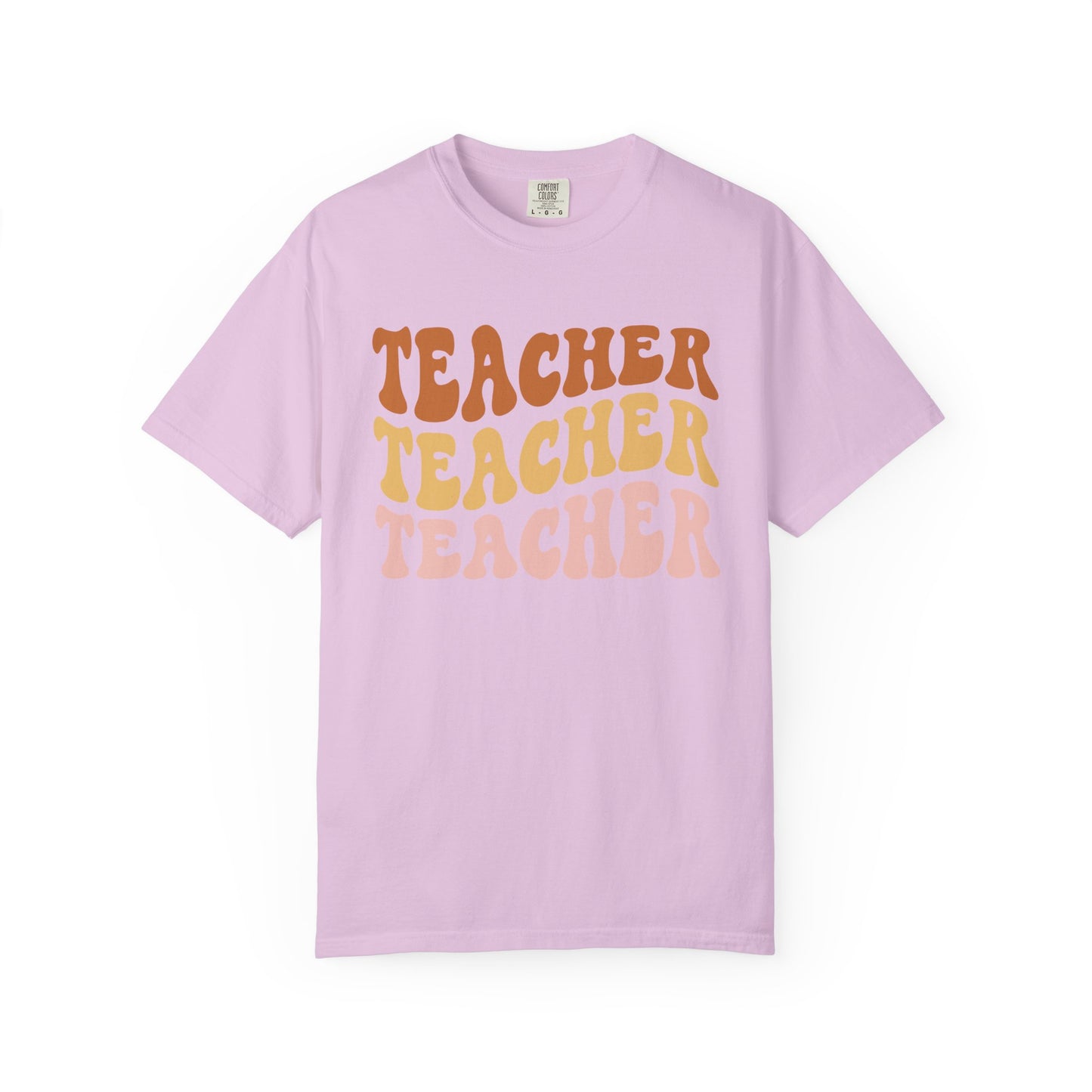 Teacher Comfort Colors Retro Shirt, Wavy Text Shirt, Teacher Wavy Text Shirt, Teacher Shirt, Gift For Teacher, In My Era Shirt
