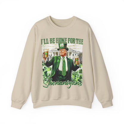St Patricks Day Sweatshirt, Irish Shamrock Sweatshirt, Saint Patricks Day Trump Sweatshirt, Donald Trump St Patricks Sweater, Daddys Home