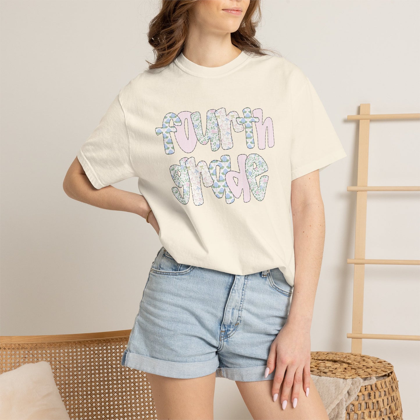 Comfort Colors Teacher Shirt, Kindergarten Teacher Shirt, Fourth Grade Teacher Shirt, 4th Grade Teacher Tee, Back to School Shirt