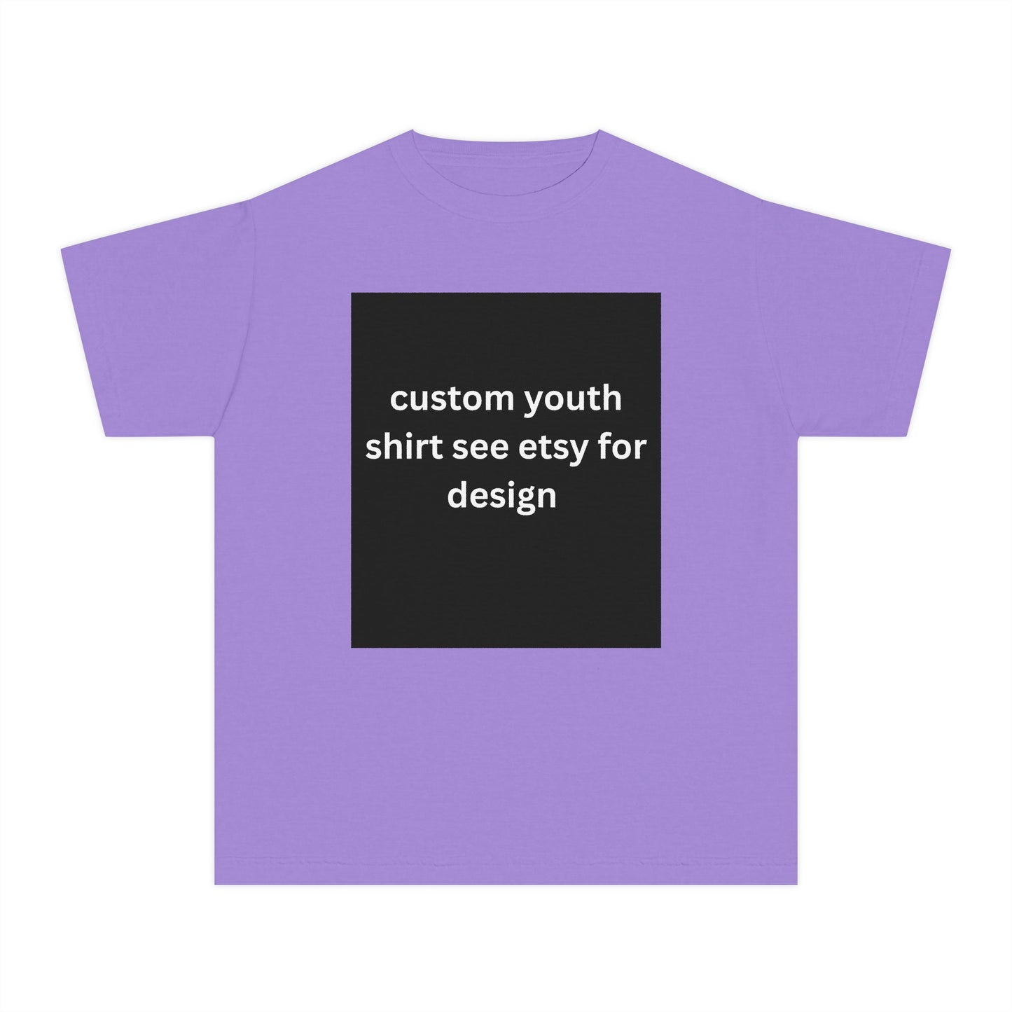 Custom Youth Comfort Colors Shirt