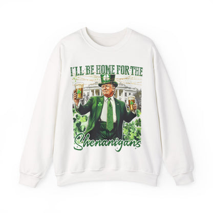 St Patricks Day Sweatshirt, Irish Shamrock Sweatshirt, Saint Patricks Day Trump Sweatshirt, Donald Trump St Patricks Sweater, Daddys Home