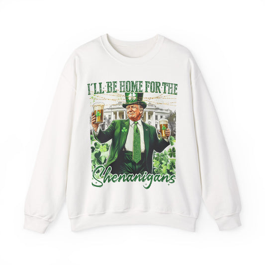 St Patricks Day Sweatshirt, Irish Shamrock Sweatshirt, Saint Patricks Day Trump Sweatshirt, Donald Trump St Patricks Sweater, Daddys Home