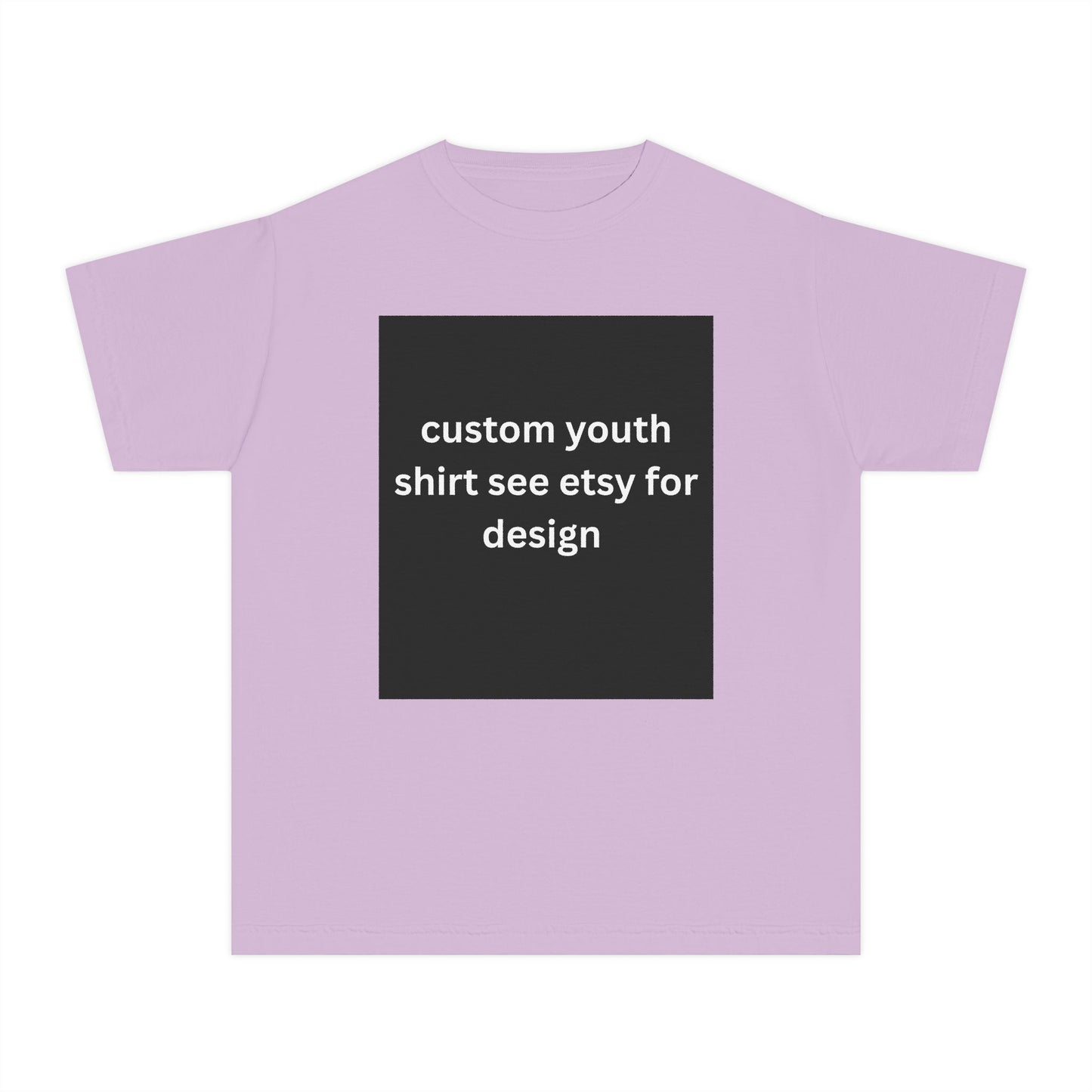 Custom Youth Comfort Colors Shirt