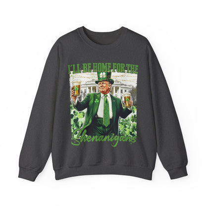 St Patricks Day Sweatshirt, Irish Shamrock Sweatshirt, Saint Patricks Day Trump Sweatshirt, Donald Trump St Patricks Sweater, Daddys Home