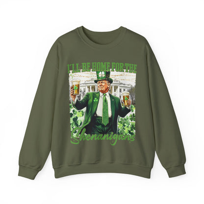 St Patricks Day Sweatshirt, Irish Shamrock Sweatshirt, Saint Patricks Day Trump Sweatshirt, Donald Trump St Patricks Sweater, Daddys Home