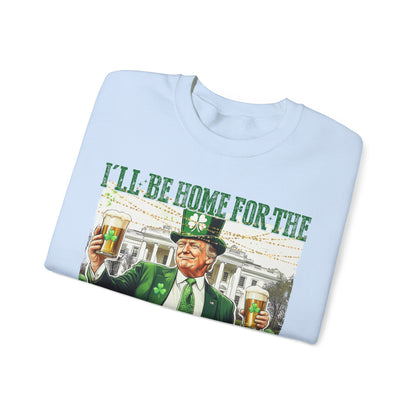 St Patricks Day Sweatshirt, Irish Shamrock Sweatshirt, Saint Patricks Day Trump Sweatshirt, Donald Trump St Patricks Sweater, Daddys Home