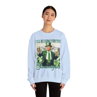 St Patricks Day Sweatshirt, Irish Shamrock Sweatshirt, Saint Patricks Day Trump Sweatshirt, Donald Trump St Patricks Sweater, Daddys Home