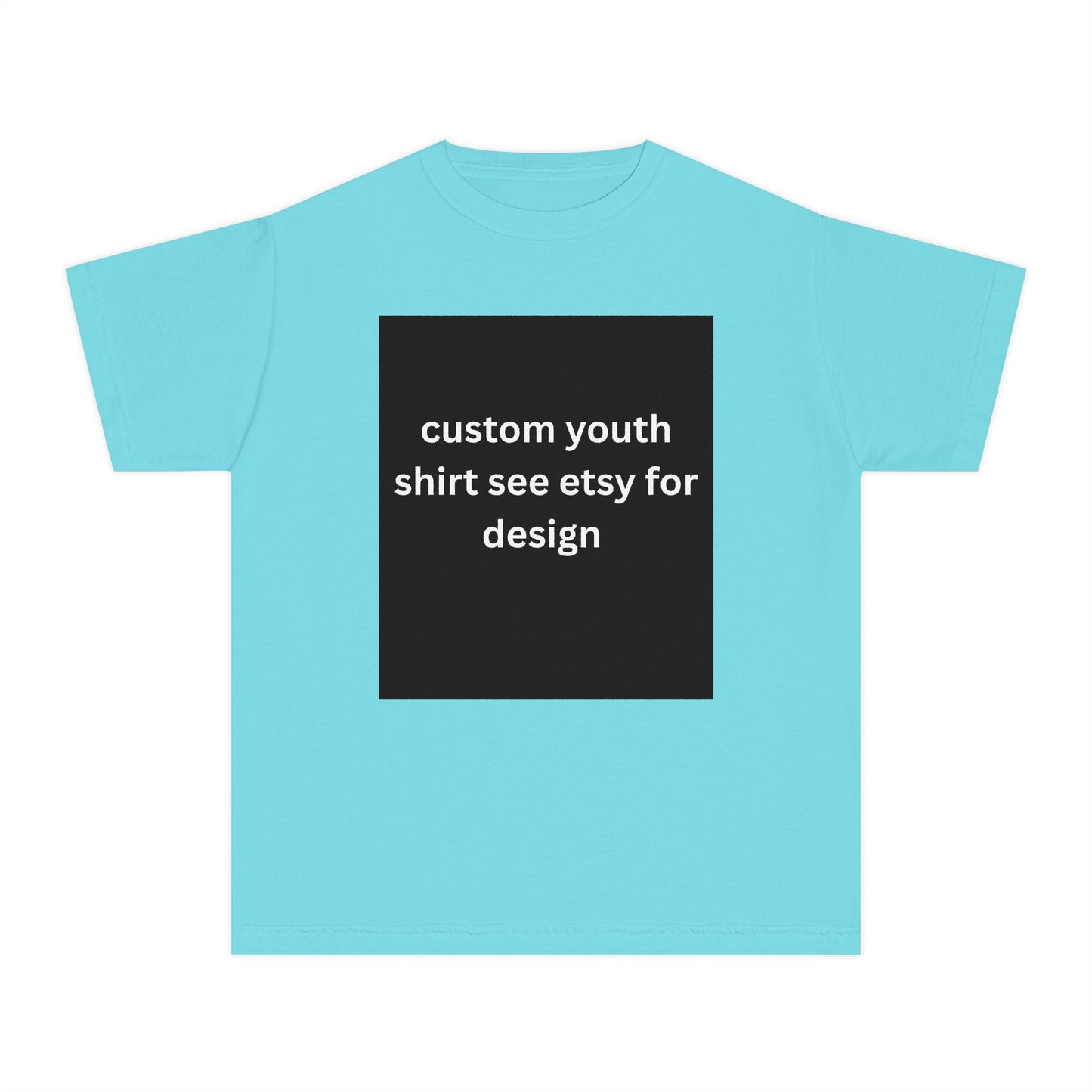 Custom Youth Comfort Colors Shirt