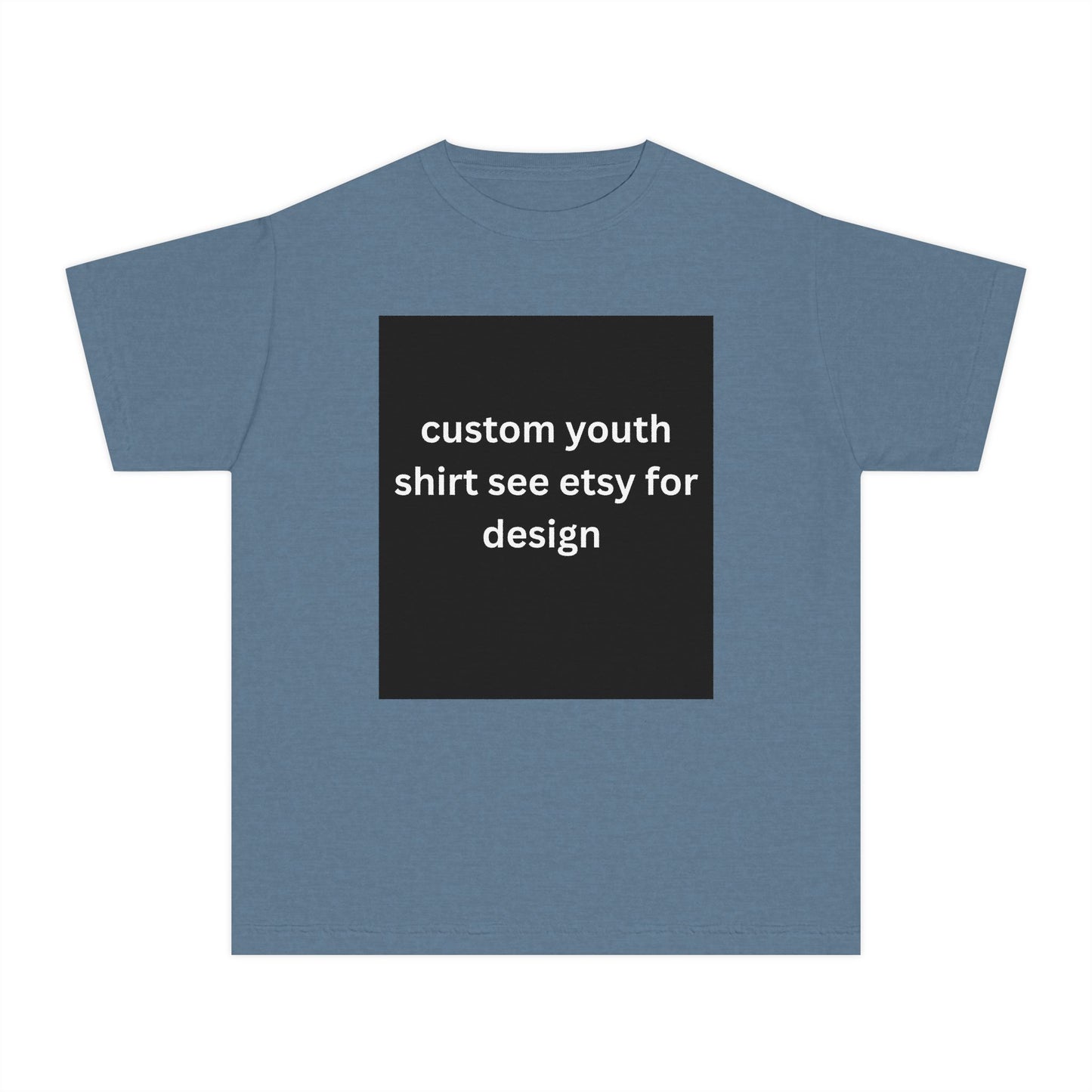 Custom Youth Comfort Colors Shirt