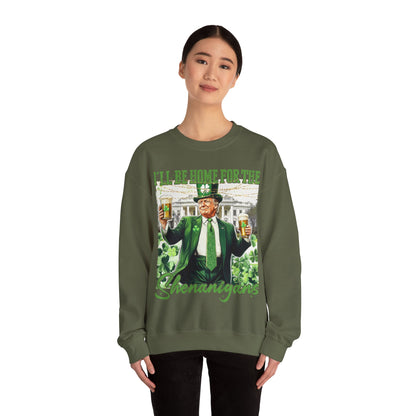 St Patricks Day Sweatshirt, Irish Shamrock Sweatshirt, Saint Patricks Day Trump Sweatshirt, Donald Trump St Patricks Sweater, Daddys Home