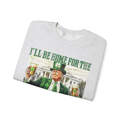 St Patricks Day Sweatshirt, Irish Shamrock Sweatshirt, Saint Patricks Day Trump Sweatshirt, Donald Trump St Patricks Sweater, Daddys Home