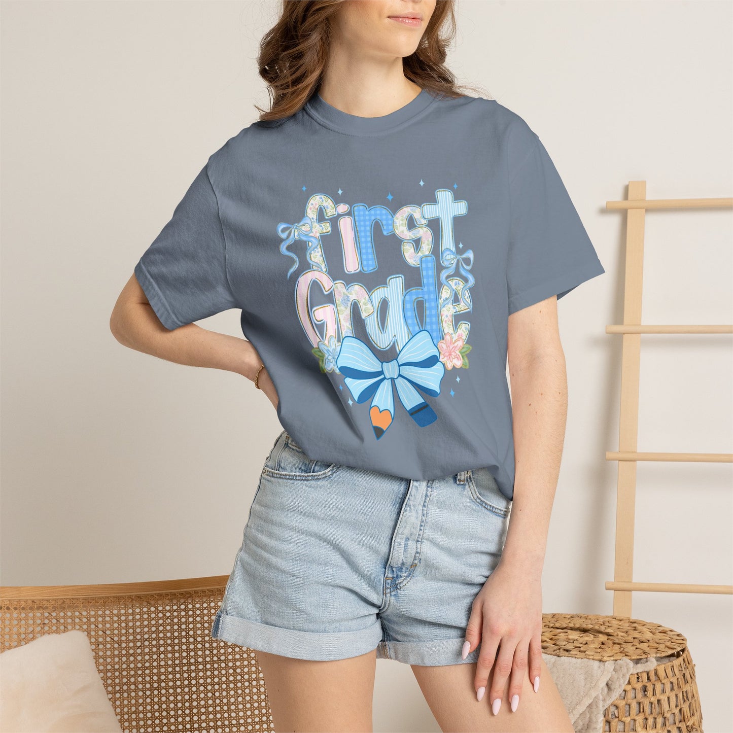 Comfort Colors Teacher Shirt, First Grade Teacher Shirt, 1st Grade Teacher Shirt, 1st Grade Teacher Tee, Back to School Shirt, Teacher Tee