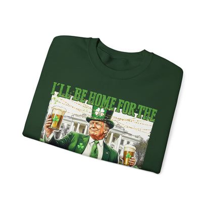 St Patricks Day Sweatshirt, Irish Shamrock Sweatshirt, Saint Patricks Day Trump Sweatshirt, Donald Trump St Patricks Sweater, Daddys Home