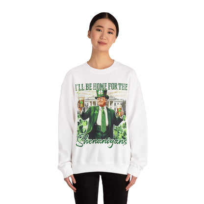 St Patricks Day Sweatshirt, Irish Shamrock Sweatshirt, Saint Patricks Day Trump Sweatshirt, Donald Trump St Patricks Sweater, Daddys Home