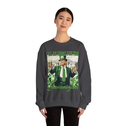 St Patricks Day Sweatshirt, Irish Shamrock Sweatshirt, Saint Patricks Day Trump Sweatshirt, Donald Trump St Patricks Sweater, Daddys Home