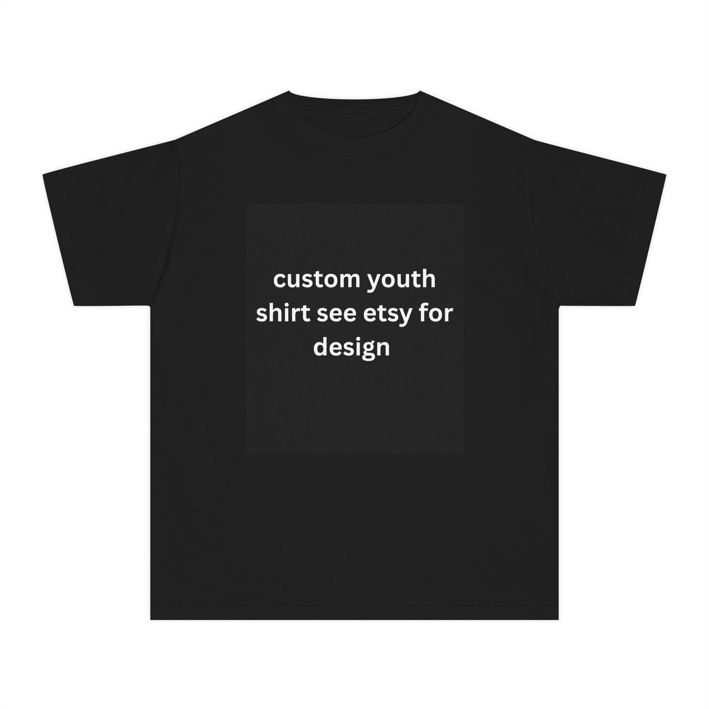 Custom Youth Comfort Colors Shirt