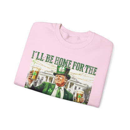 St Patricks Day Sweatshirt, Irish Shamrock Sweatshirt, Saint Patricks Day Trump Sweatshirt, Donald Trump St Patricks Sweater, Daddys Home