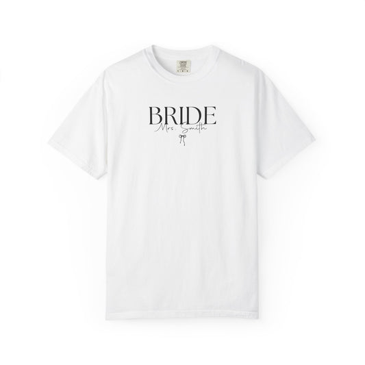 Comfort Colors Bride Shirt, Bachelorette Shirt, Bachelorette Party Shirts, Bride Shirt, Bridesmaid Proposal Gift, Bachelorette Bride Bow Tee