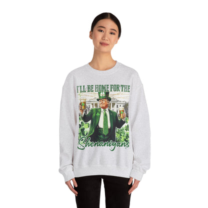 St Patricks Day Sweatshirt, Irish Shamrock Sweatshirt, Saint Patricks Day Trump Sweatshirt, Donald Trump St Patricks Sweater, Daddys Home
