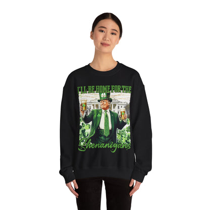 St Patricks Day Sweatshirt, Irish Shamrock Sweatshirt, Saint Patricks Day Trump Sweatshirt, Donald Trump St Patricks Sweater, Daddys Home