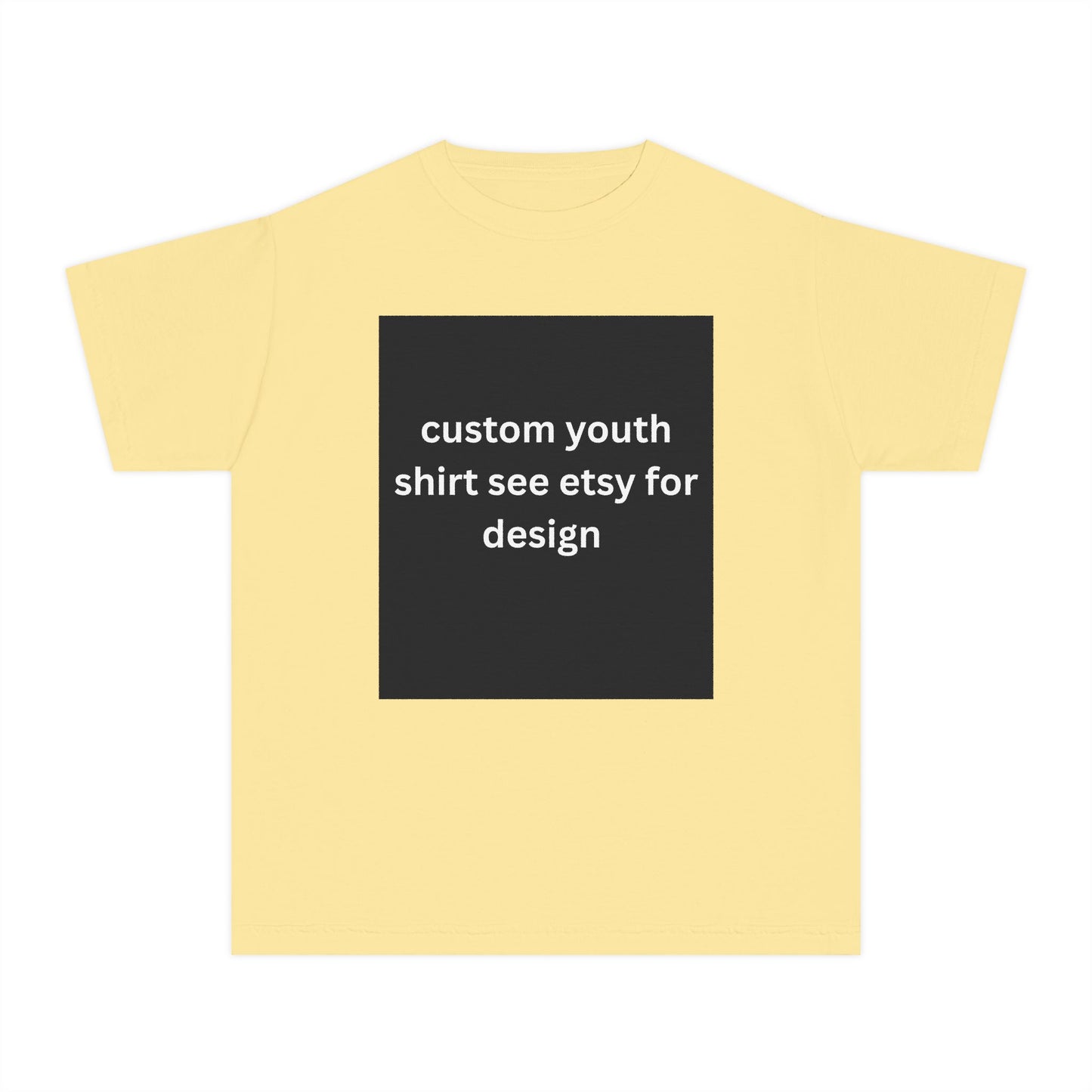 Custom Youth Comfort Colors Shirt
