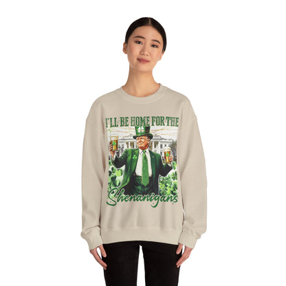 St Patricks Day Sweatshirt, Irish Shamrock Sweatshirt, Saint Patricks Day Trump Sweatshirt, Donald Trump St Patricks Sweater, Daddys Home